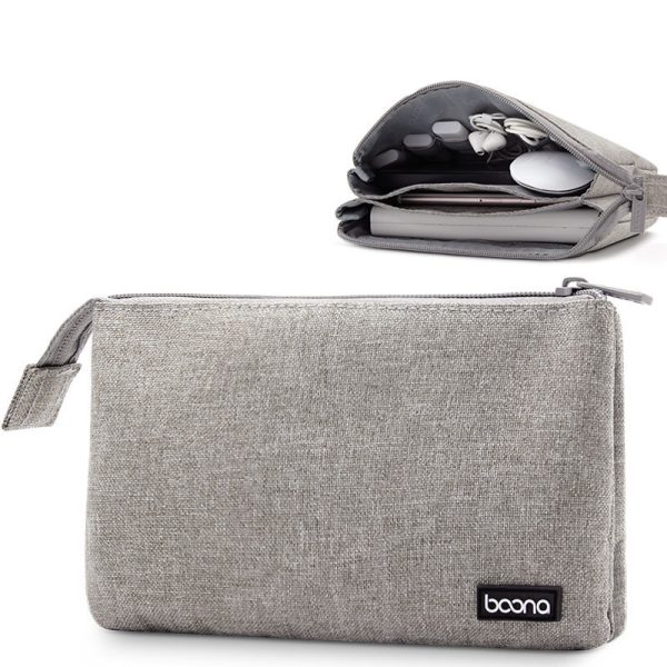 ⁦Storage Bag Data Cable Power Bank Mobile Hard Drive Accessories Finishing⁩ - الصورة ⁦5⁩