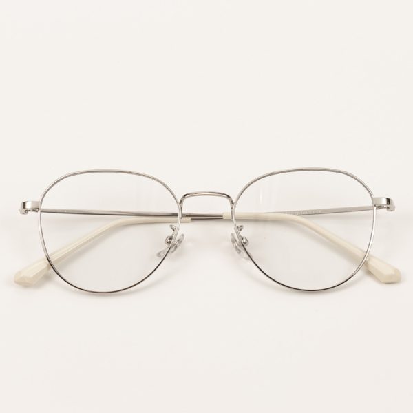 ⁦Women's Retro Round Frame Myopia Glasses Frame⁩ - الصورة ⁦7⁩