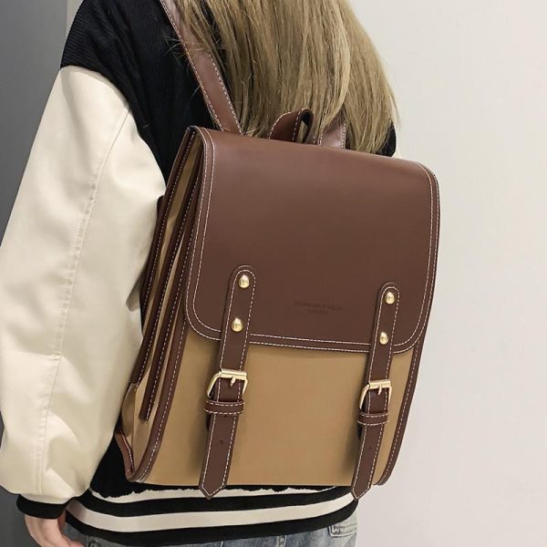 ⁦Women's Fashion Backpack Large Capacity Versatile⁩ - الصورة ⁦3⁩