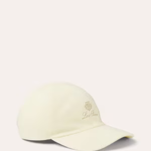 Loro Piana Embroidered Cotton-Twill Baseball Cap