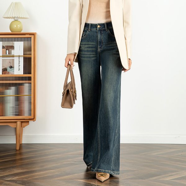 ⁦Women's Stretch Jeans High Waist Flared Pants⁩ - الصورة ⁦2⁩