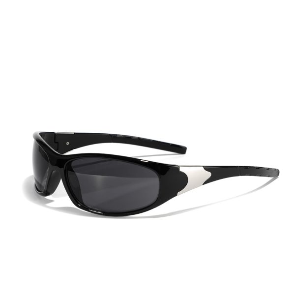 ⁦Sunglasses Female Ins Future Technology Sense Sun⁩ - الصورة ⁦4⁩