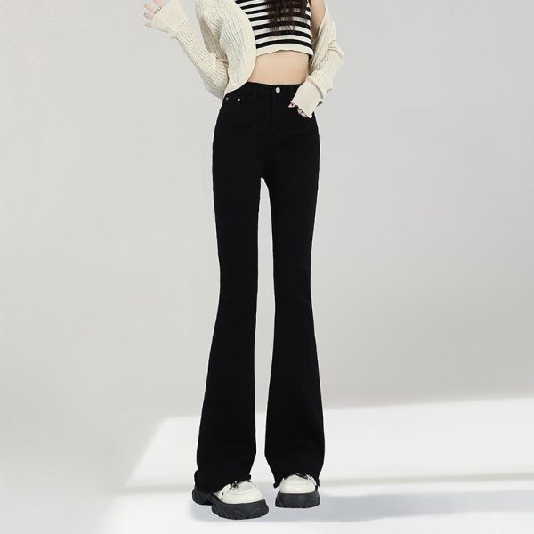 ⁦Black Weila Jeans For Women⁩ - الصورة ⁦4⁩