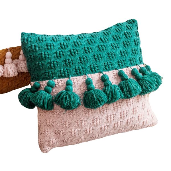 ⁦Braided Pillow Travel Office Accessories⁩ - الصورة ⁦2⁩