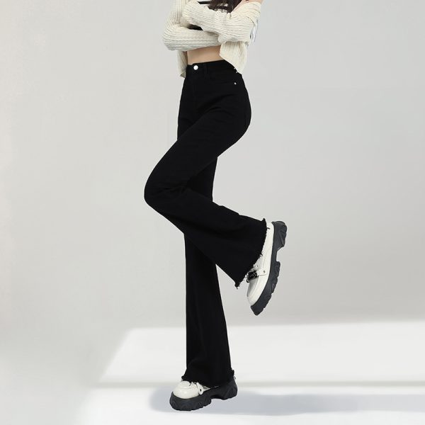 ⁦Black Weila Jeans For Women⁩ - الصورة ⁦3⁩