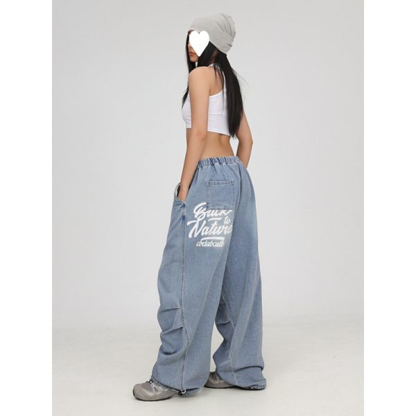 ⁦All-match American Retro Jeans For Women⁩ - الصورة ⁦2⁩