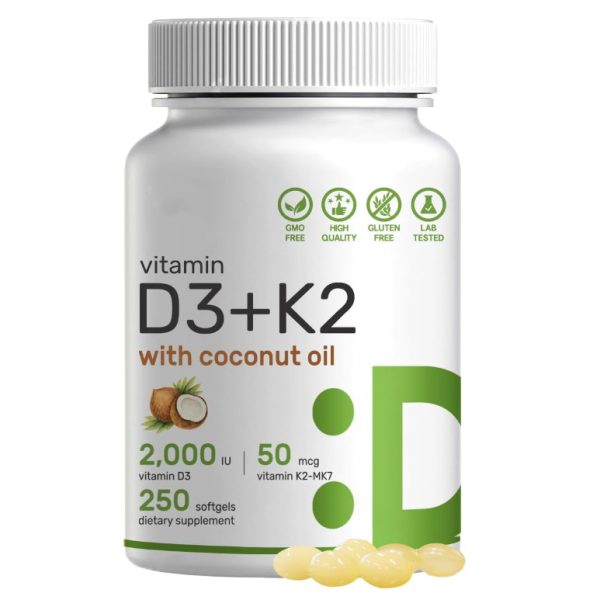 ⁦Vitamin D3 K2 Soft Capsules⁩ - الصورة ⁦2⁩