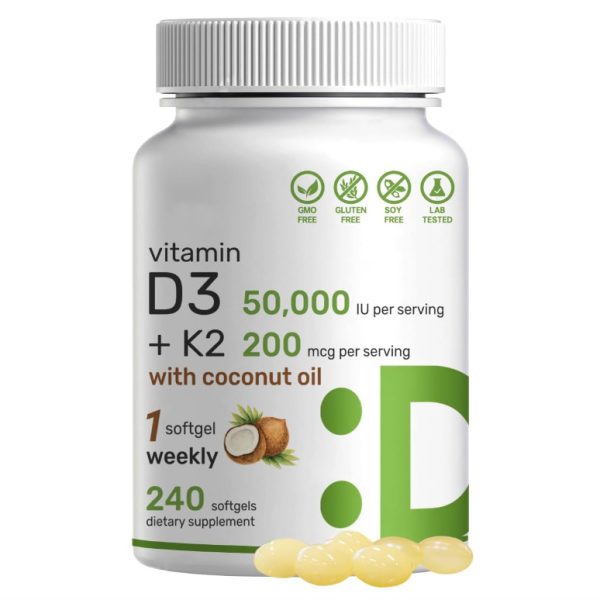 ⁦Vitamin D3 K2 Soft Capsules⁩ - الصورة ⁦5⁩