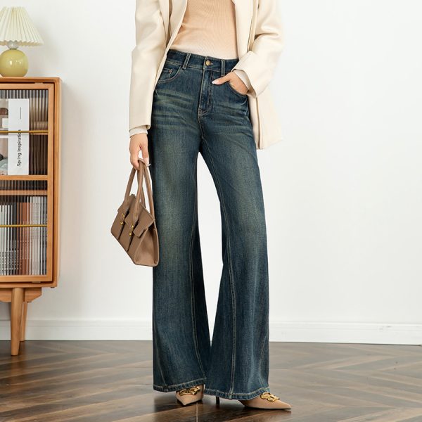 ⁦Women's Stretch Jeans High Waist Flared Pants⁩ - الصورة ⁦6⁩