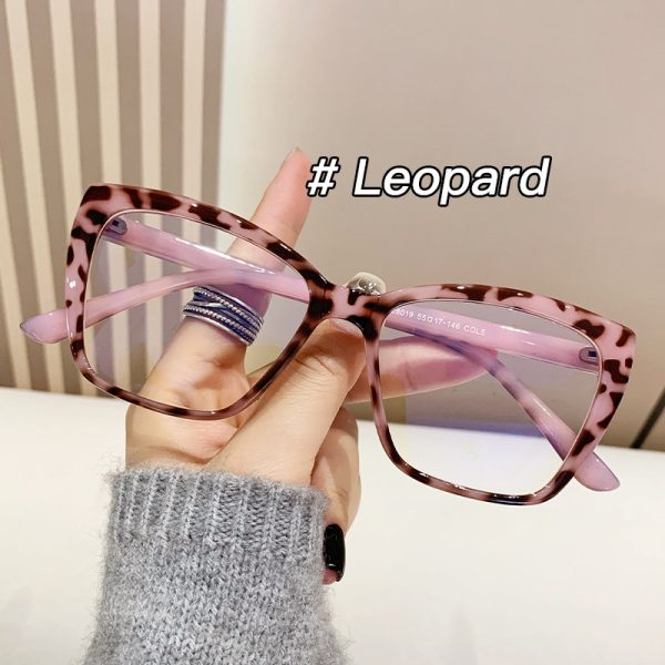 ⁦Anti-blue Light European And American Square Plain Glasses Vintage Bag Flower Simple⁩ - الصورة ⁦10⁩