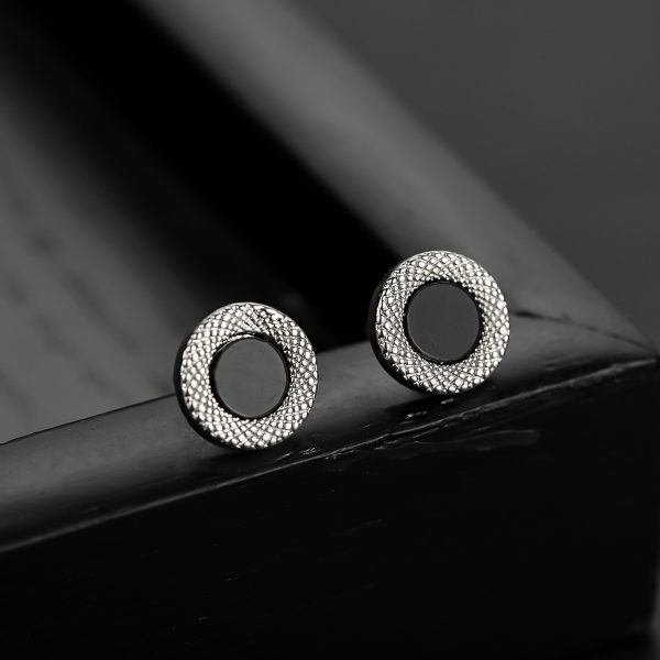 ⁦Stud Earrings For Men Earring Accessories Ornament⁩ - الصورة ⁦3⁩