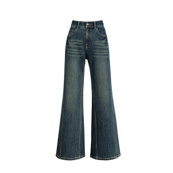 ⁦Women's Stretch Jeans High Waist Flared Pants⁩ - الصورة ⁦5⁩