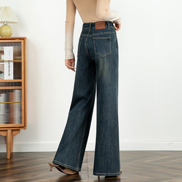 ⁦Women's Stretch Jeans High Waist Flared Pants⁩ - الصورة ⁦4⁩