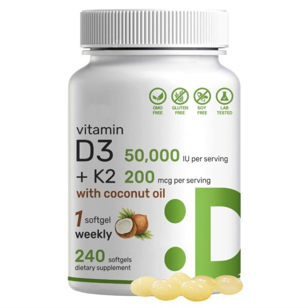 ⁦Vitamin D3 K2 Soft Capsules⁩ - الصورة ⁦6⁩