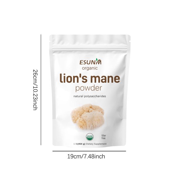 ⁦Food Health Organic Lion Bristle Mushroom Powder⁩ - الصورة ⁦2⁩