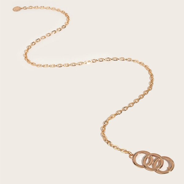 ⁦Atmospheric Metal Pendant Waist Chain Women Accessories⁩ - الصورة ⁦3⁩