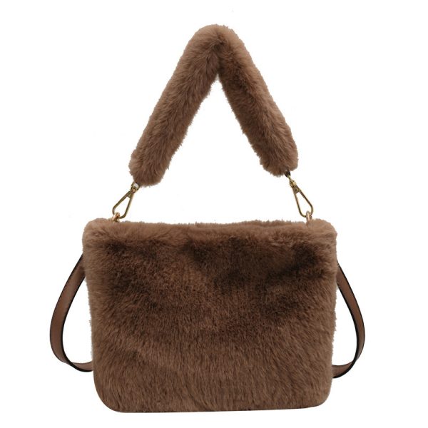 ⁦Women's Fashion Casual Plush Crossbody Bag⁩ - الصورة ⁦4⁩