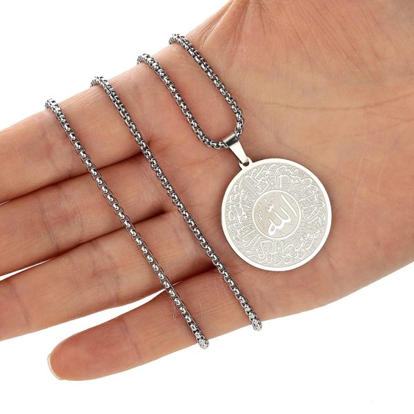 ⁦Men Calligraphy Necklace Accessories Jewellery⁩ - الصورة ⁦2⁩