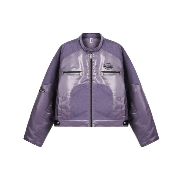 ⁦Women's Locomotive Style Cotton Coat Jacket⁩ - الصورة ⁦7⁩