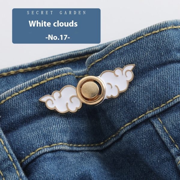 ⁦Waist Button Metal Buckle Nail-free Snap Fastener⁩ - الصورة ⁦8⁩