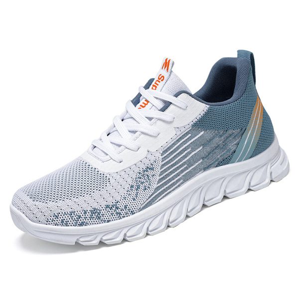 ⁦Men Sneakers Fashion Wavy Bottom Shoes Sport Running Walking Shoes⁩ - الصورة ⁦10⁩