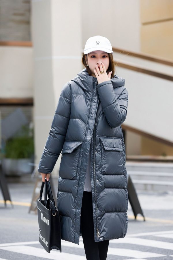 ⁦Women's Winter Korean Style Fashion Mid-length Warm⁩ - الصورة ⁦6⁩