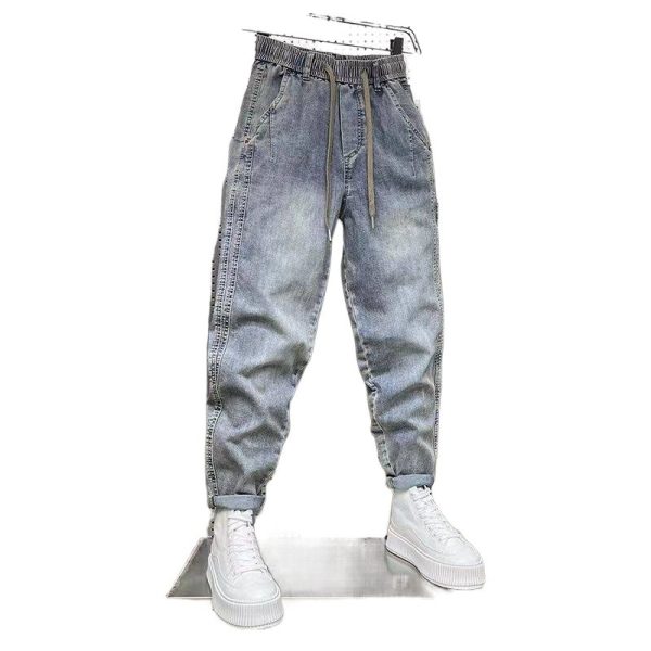 ⁦Summer Retro Washed Jeans For Men⁩ - الصورة ⁦5⁩