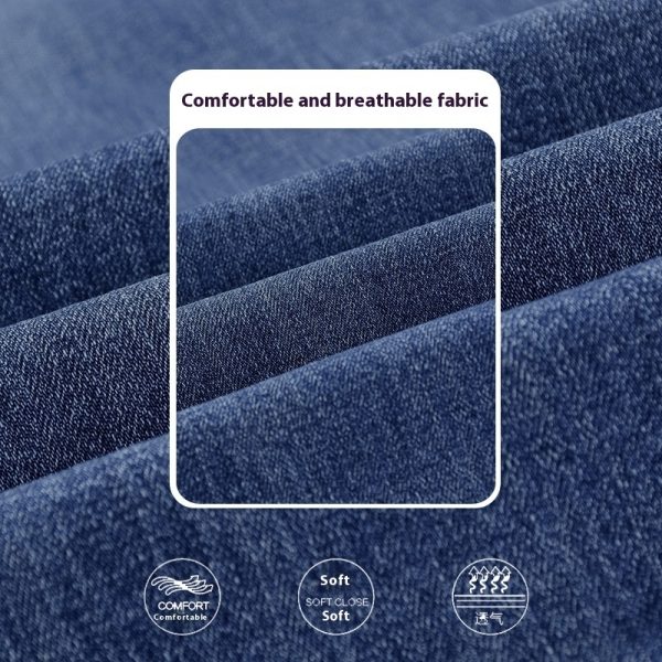 ⁦Straight Jeans Stretch Slimming Women⁩ - الصورة ⁦4⁩