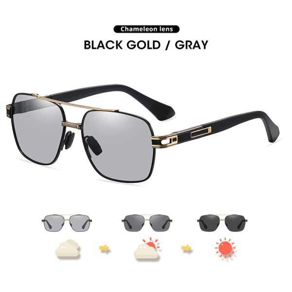 ⁦Vintage Metal Polarized UV Blocking Sunglasses⁩ - الصورة ⁦5⁩