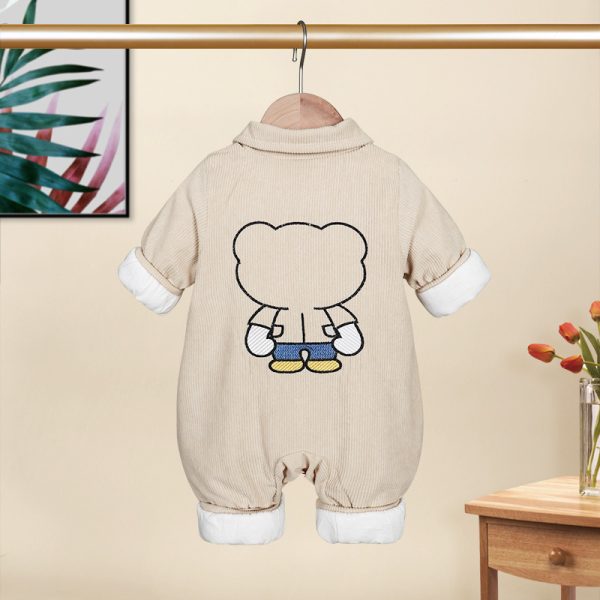 ⁦Infant Autumn Clothes Clothes Spring Double Layer⁩ - الصورة ⁦3⁩