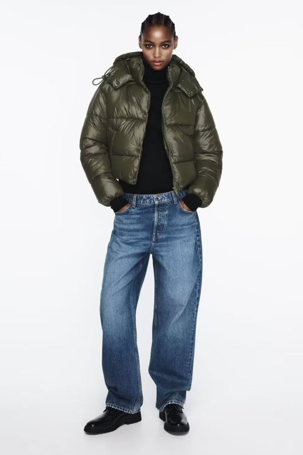 ⁦Women's European And American Hooded Short Down Coat⁩ - الصورة ⁦6⁩
