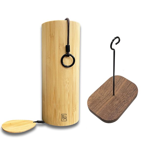 ⁦Outdoor Garden Home Decor Meditation Relax Bamboo Wood Wind Chimes⁩ - الصورة ⁦10⁩