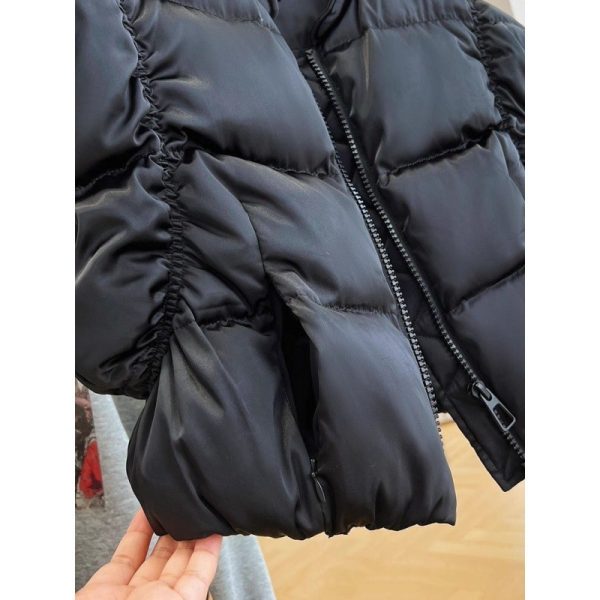 ⁦Autumn And Winter New Down Cotton Flying Shoulder High Waist Short Vest⁩ - الصورة ⁦4⁩