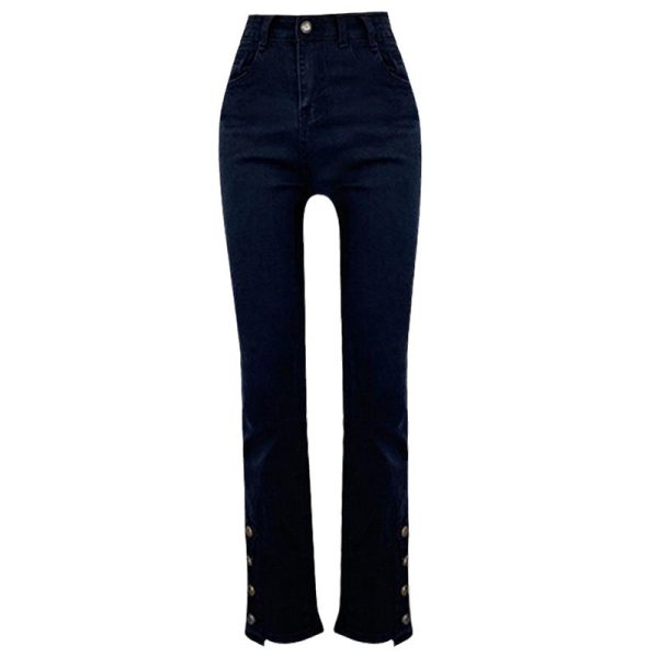⁦High Waist Slimming Retro Jeans For Women⁩ - الصورة ⁦3⁩