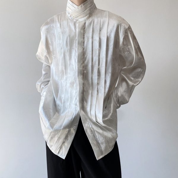 ⁦Men's And Women's Long-sleeved Shirts Fashionable Tops⁩ - الصورة ⁦4⁩