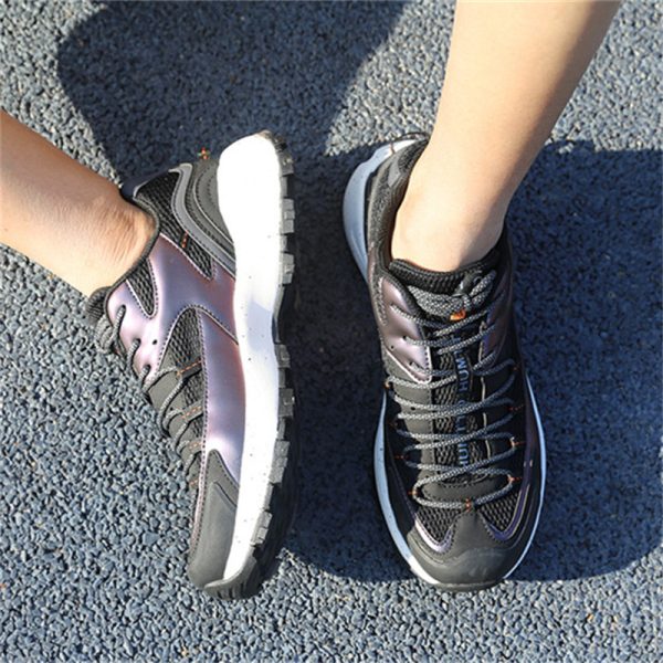 ⁦Men And Women Breathable Cushioning Wear-resistant Non-slip Lightweight Low-top Sports Shoes⁩ - الصورة ⁦5⁩