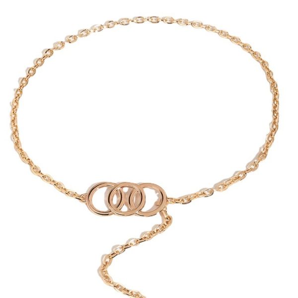 ⁦Atmospheric Metal Pendant Waist Chain Women Accessories⁩ - الصورة ⁦6⁩