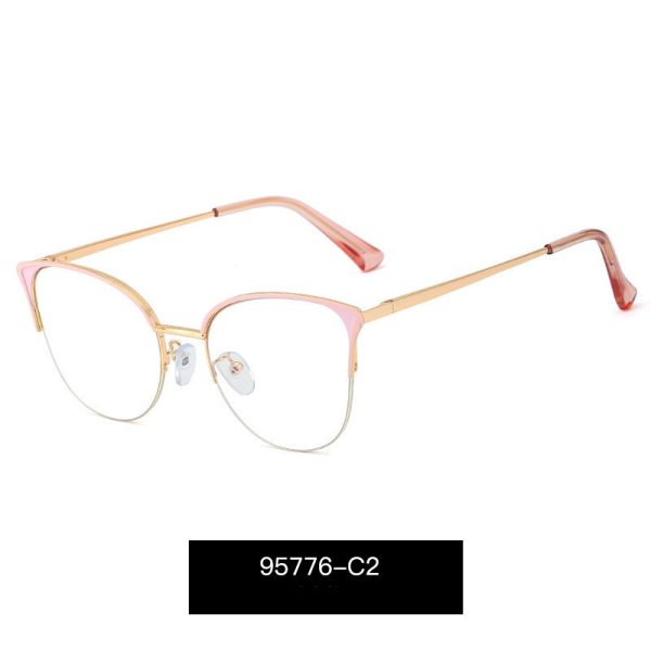⁦Women's Fashion Half Frame Blue Light Blocking Glasses⁩ - الصورة ⁦6⁩