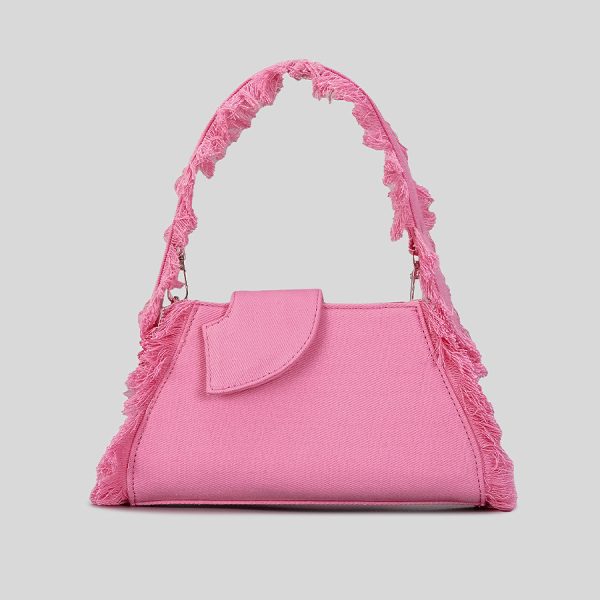 ⁦Women's Fashion Denim Canvas Underarm Bag⁩ - الصورة ⁦4⁩