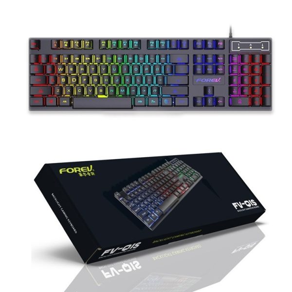 ⁦Wired Keyboard Luminous Desktop And Notebook Computer Accessories⁩ - الصورة ⁦5⁩