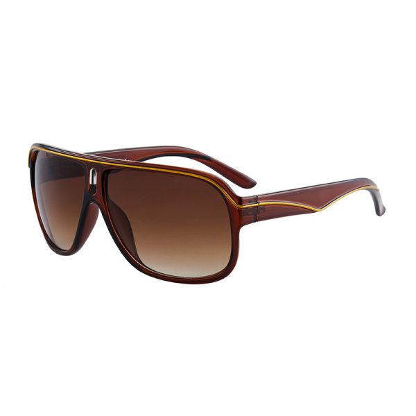 ⁦Sunglasses Large Frame Outdoor Sports Sunglasses Men And Women Same Style⁩ - الصورة ⁦6⁩