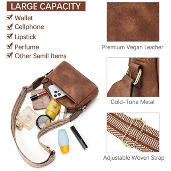 ⁦Women's Fashion Personalized Leather Shoulder Bag⁩ - الصورة ⁦3⁩