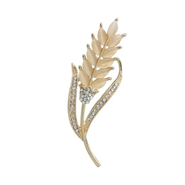 ⁦Brooch Wheat Corsage Wardrobe Malfunction Proof Pin Accessories⁩ - الصورة ⁦6⁩
