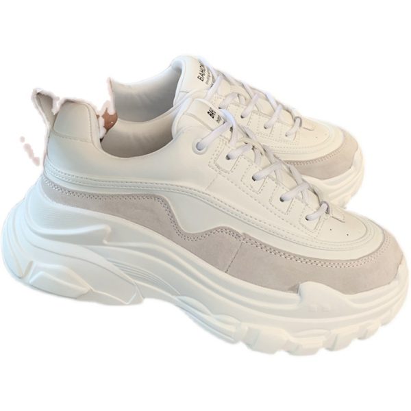 ⁦Women's Color Comfortable Platform Lightweight Increased Sneakers⁩ - الصورة ⁦3⁩