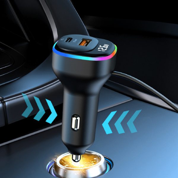 ⁦Car Charger Super Fast Charge Multi-function⁩ - الصورة ⁦5⁩