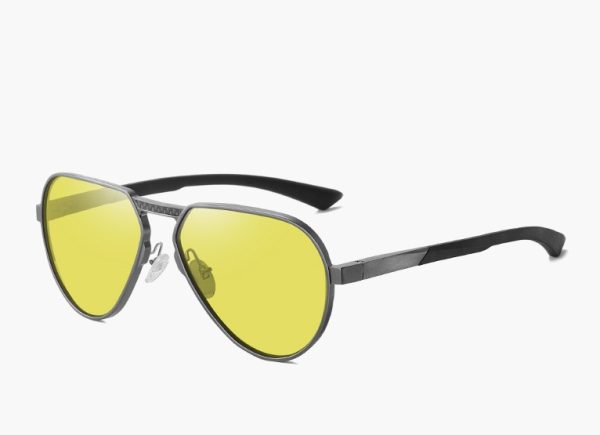 ⁦All-aluminum-magnesium Alloy Glasses Polarized Large Frame Glasses⁩ - الصورة ⁦4⁩