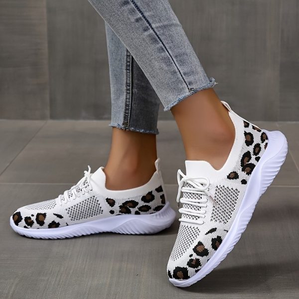 ⁦Women's Casual Sports Single-layer Shoes Flat Bottom Comfort Mesh⁩ - الصورة ⁦3⁩