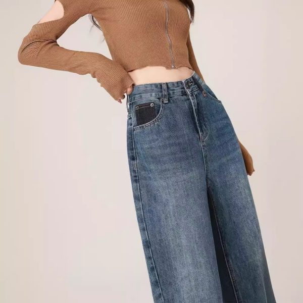 ⁦Autumn And Winter High Waist Harem Jeans Women⁩ - الصورة ⁦4⁩
