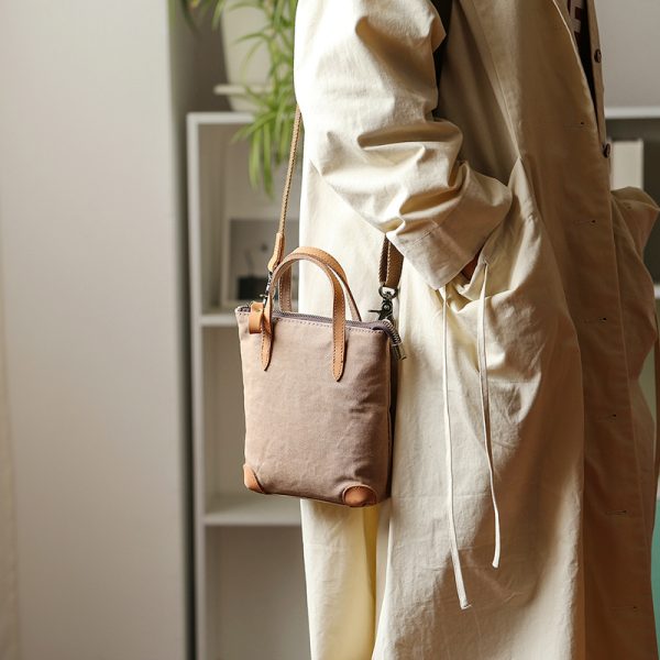 ⁦Women's Fashion Retro Canvas Bag Mini⁩ - الصورة ⁦5⁩