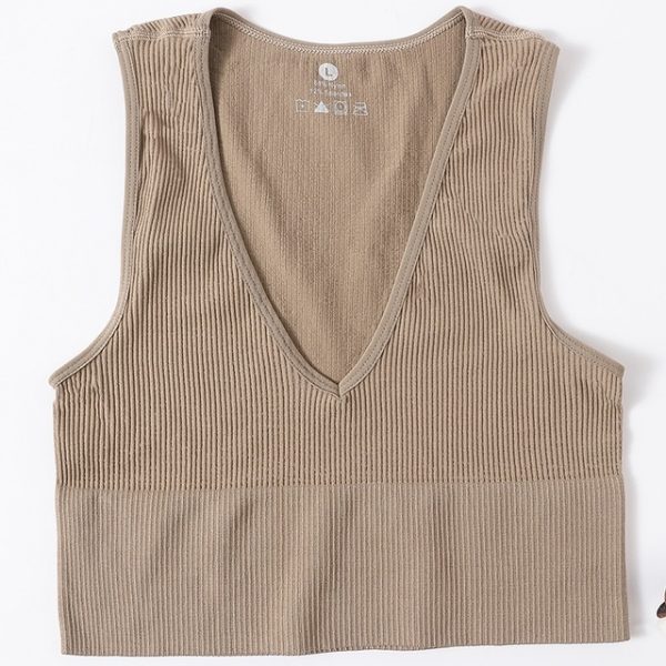⁦Chic Sexy Camisole Women Tank Crop Top Female Vest⁩ - الصورة ⁦3⁩